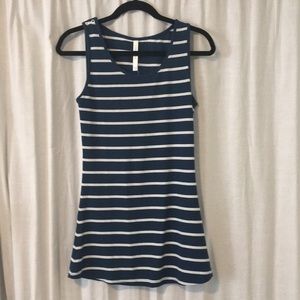 Striped nursing tank